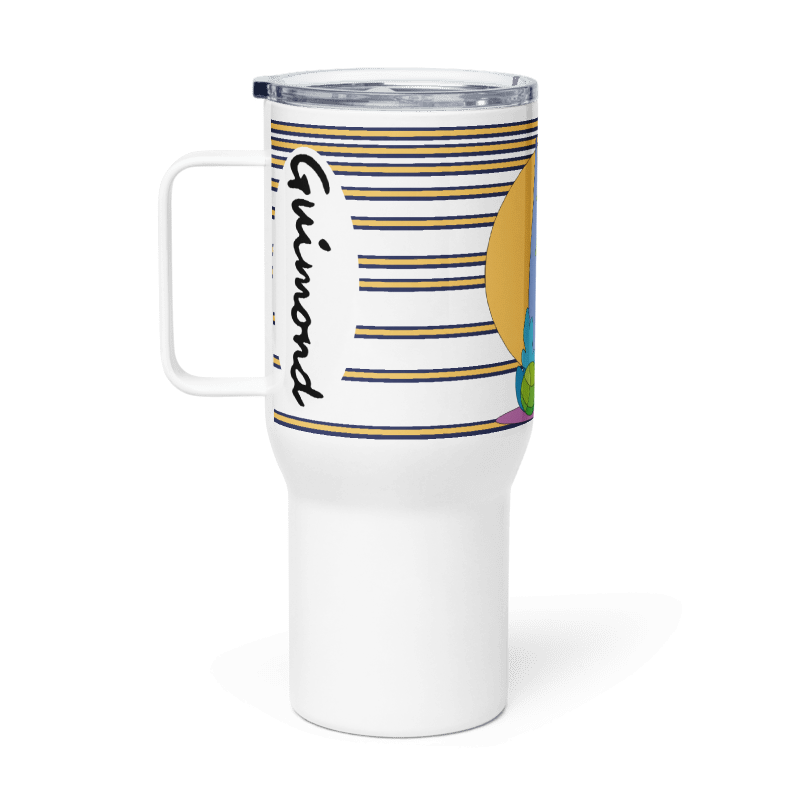 Travel mug with handle