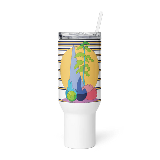 Travel mug with handle