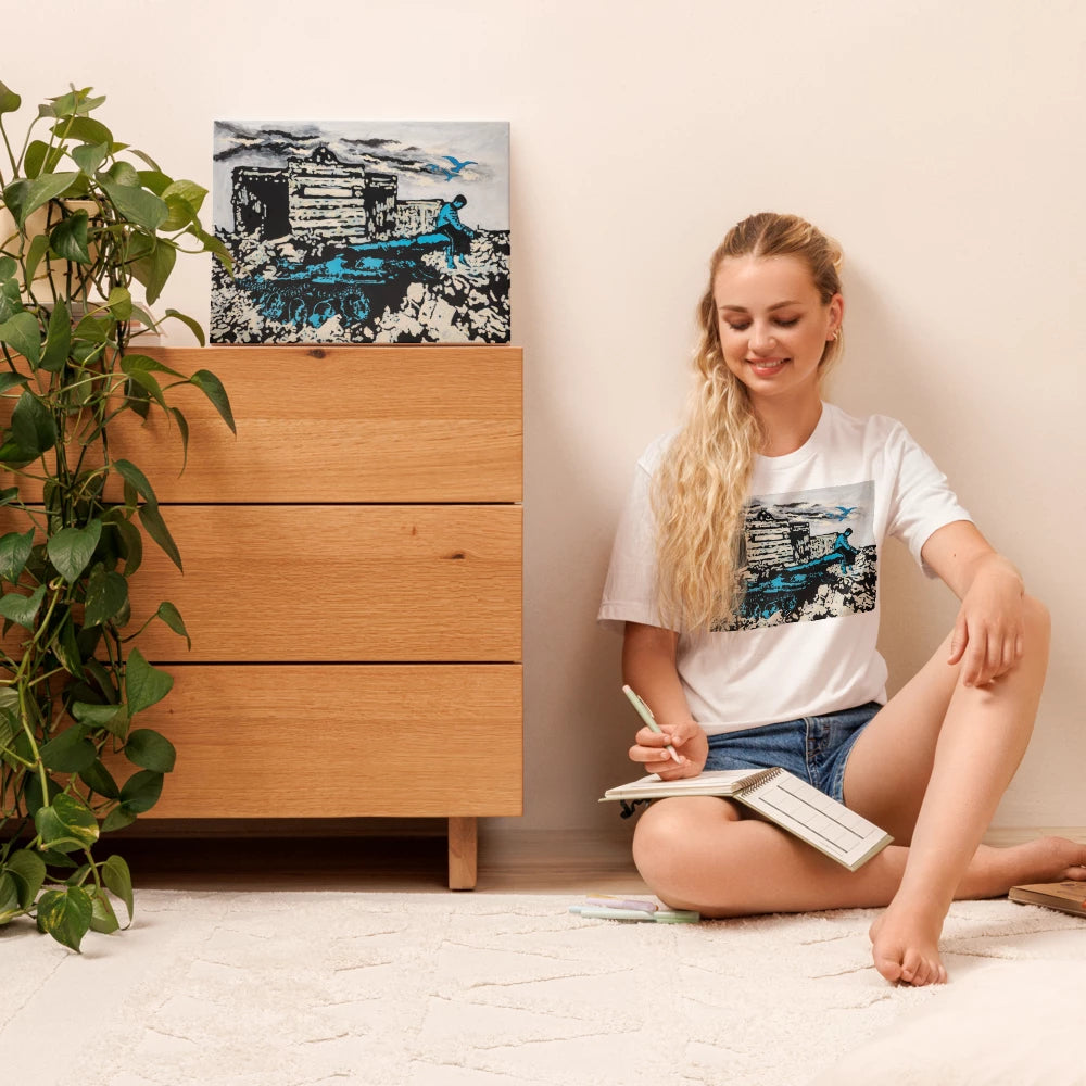 Print sur toile - Ruines et Espoir