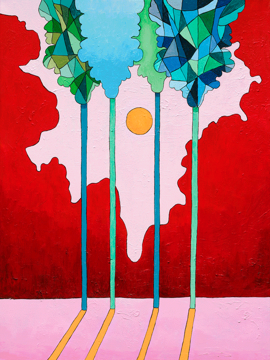 Bajo el sol escarlata