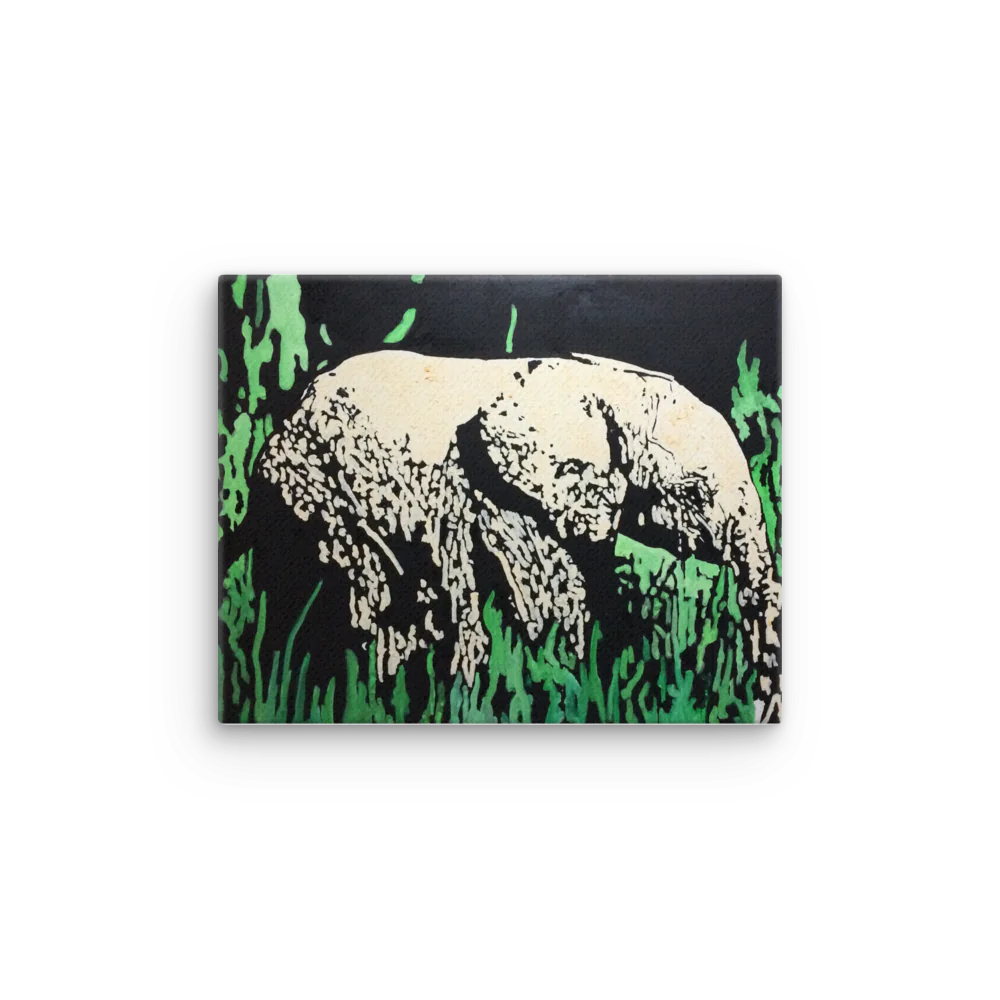 Print sur toile- Éléphant II