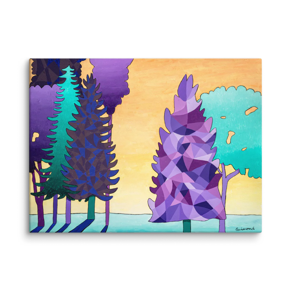 Print sur toile - Forêt d’Aurore