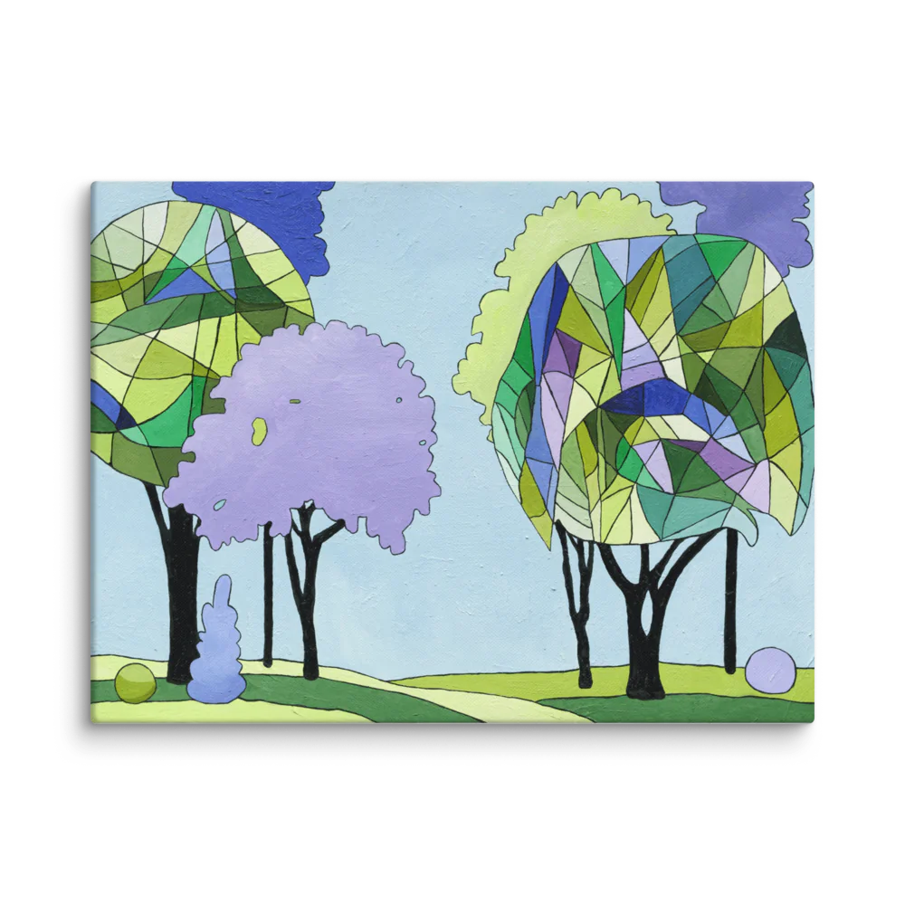 Print sur toile - Mauve matinale