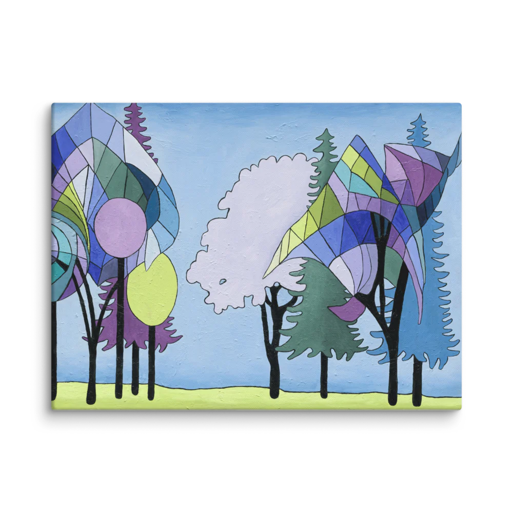 Print sur toile - Brise Bleue