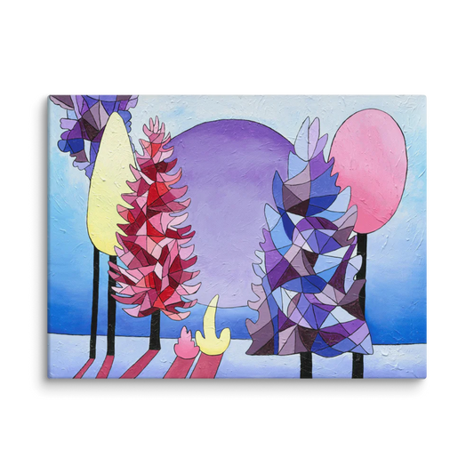 Print sur toile - Promenade Colorée