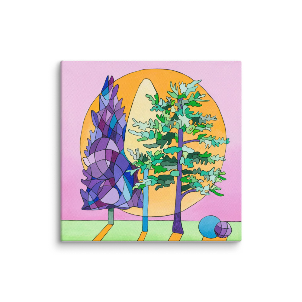 Print sur toile - Éclat du soir