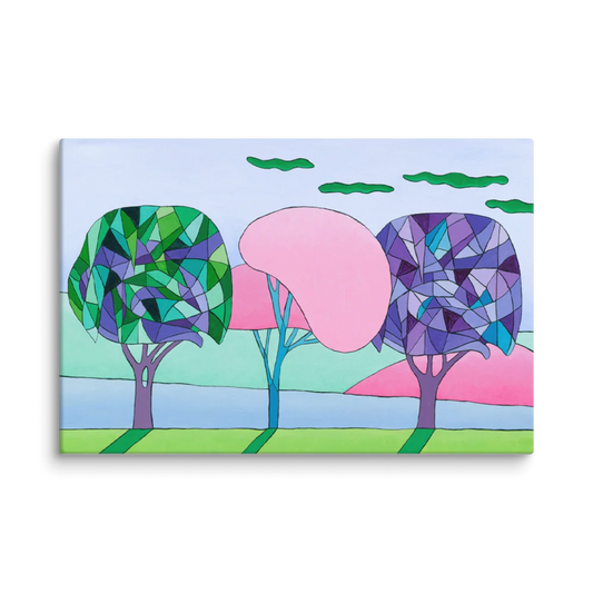 Print sur toile- Paysage fragmenté