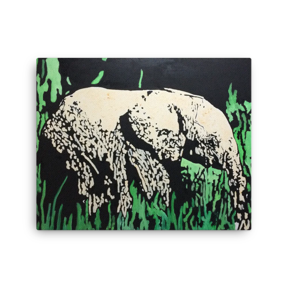 Print sur toile- Éléphant II