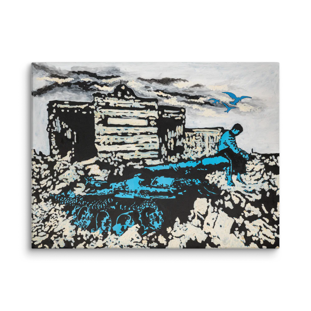 Print sur toile - Ruines et Espoir