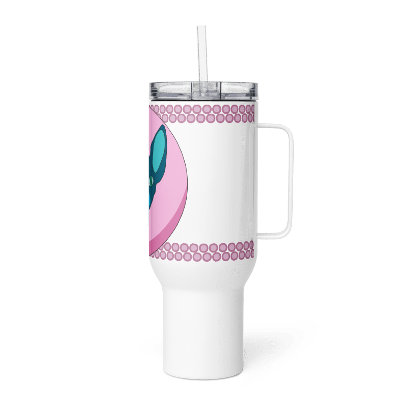 Travel mug with handle