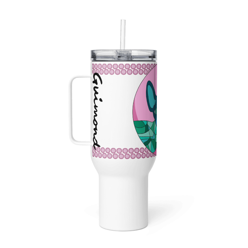 Travel mug with handle