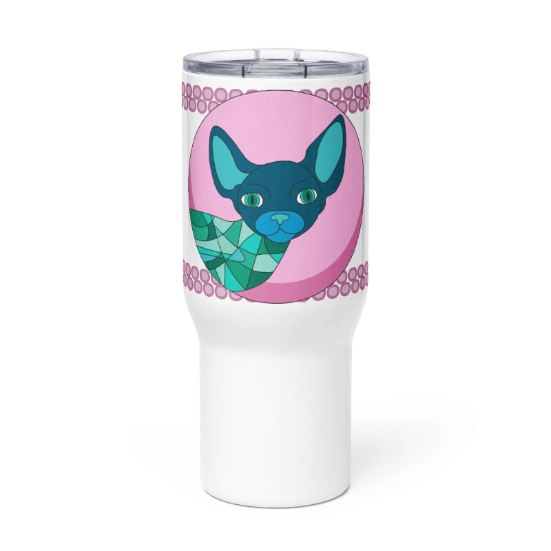 Travel mug with handle