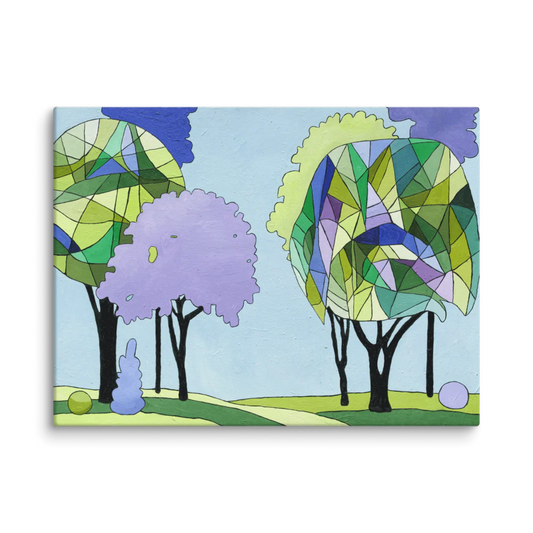 Print sur toile - Mauve matinale