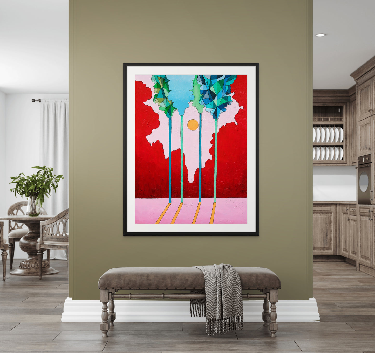 Bajo el sol escarlata