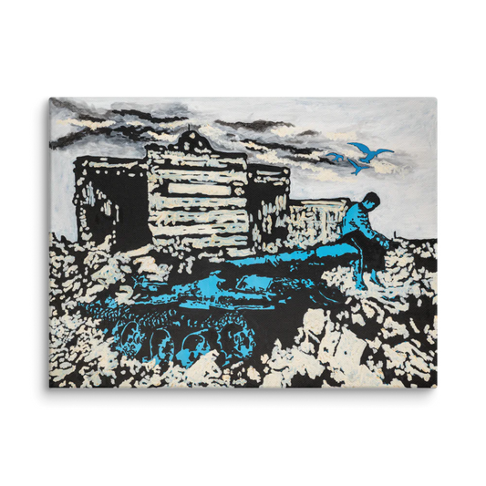 Print sur toile - Ruines et Espoir